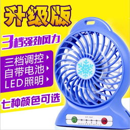 酷炫夏日清涼利器 創意便攜USB迷你風扇，